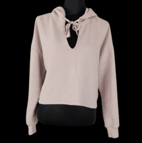Victoria's Secret Blush Fleece Crop Hoodie (XS) - Picture 2 of 14